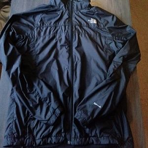North face zip up shell jacket